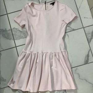 Baby Pink Skater Dress